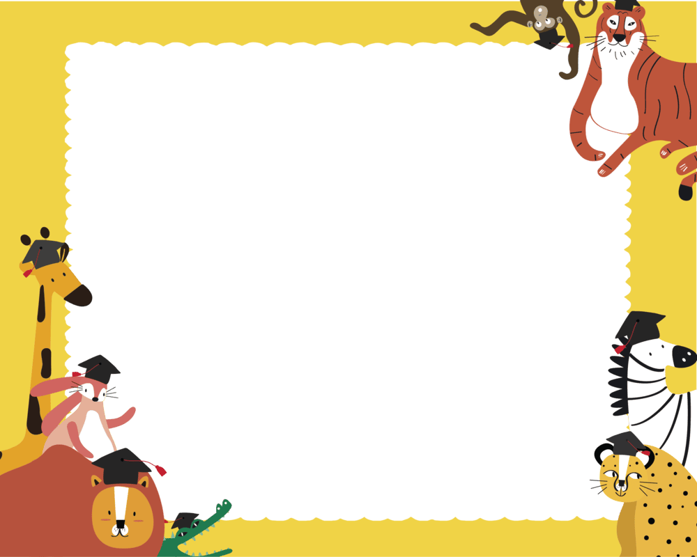 Mouse pad ζωάκια ζούγκλας